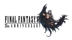 The Final Fantasy VII 25th Anniversary logo.