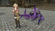 Ultros stalking a woman.