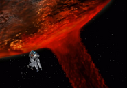 Lunar Cry in space from FFVIII Remastered