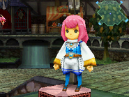 Blue Bard Garb in Final Fantasy Crystal Chronicles: Ring of Fates.