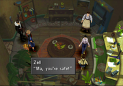 Zell finds Ma Dincht during Balamb liberarion from FFVIII R