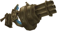 Cid's gatling gun, used in his cinematic attacks.