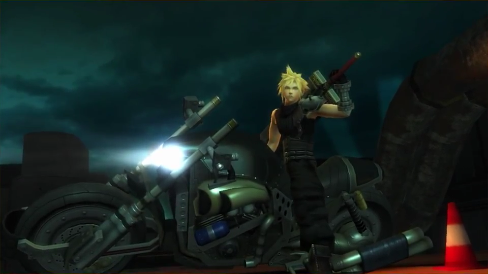 final fantasy cloud strife bike