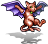 Spritework of Flying Killer in the iOS version of Final Fantasy V.