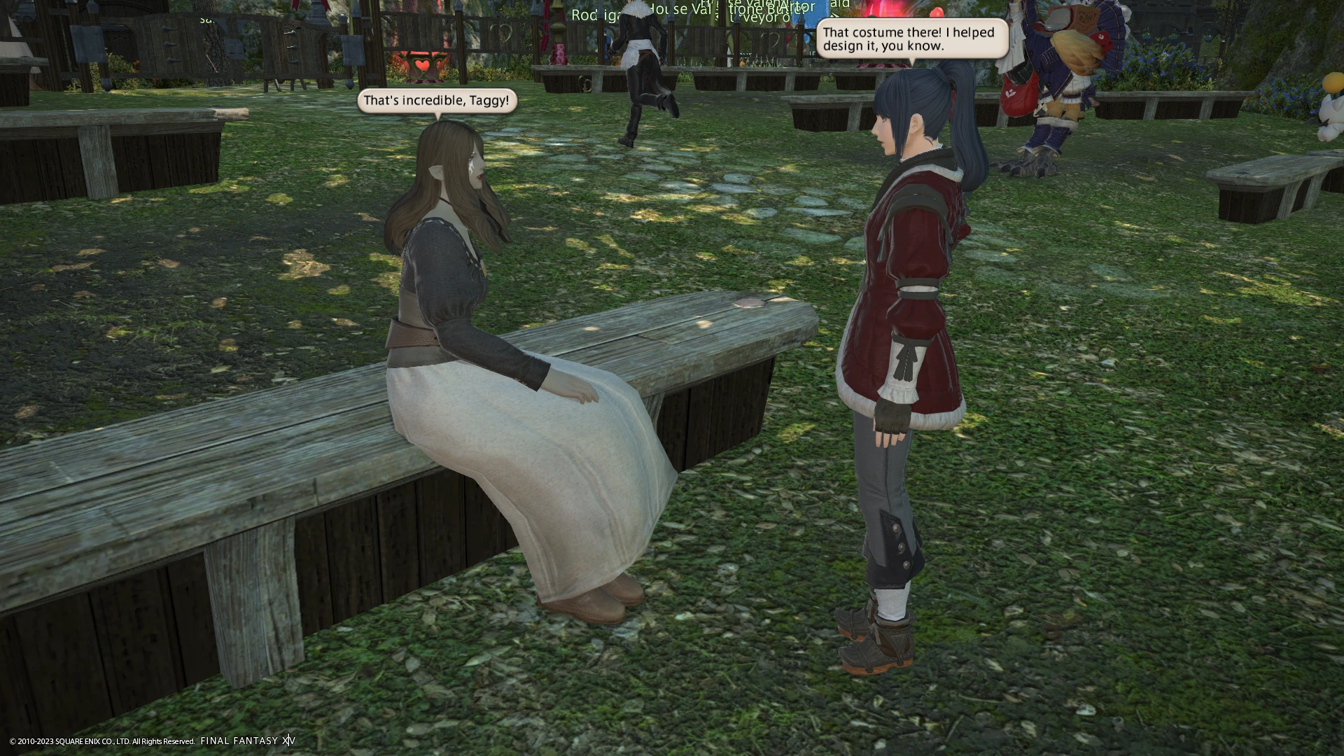 Lisie and Taggy from FFXIV