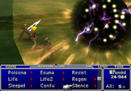 Demi3 used against all enemies in Final Fantasy VII.