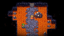 Chasm entrance
