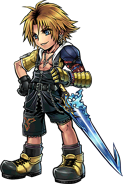 Artwork for Tidus's costume.