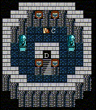 Saronia Castle's main tower's second floor (NES).