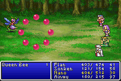 Fog7 cast on all enemies in Final Fantasy (GBA).