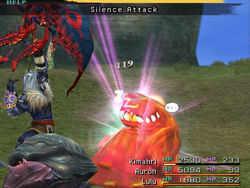 FFX Silence Attack