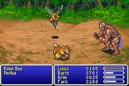 Titan being summoned into battle (GBA).