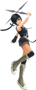 Yuffie in Kingdom Hearts II.