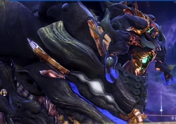 Exnine Bahamut, Brandelis's true form.