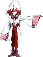 Artwork of Garnet's White Mage disguise.