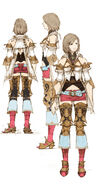 Ashe's concept art by Akihiko Yoshida.