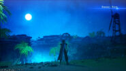 The glow of the Lifestream in Banora in Crisis Core -Final Fantasy VII-.