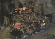 Black Shroud Chocobo Farm FFXIV Art