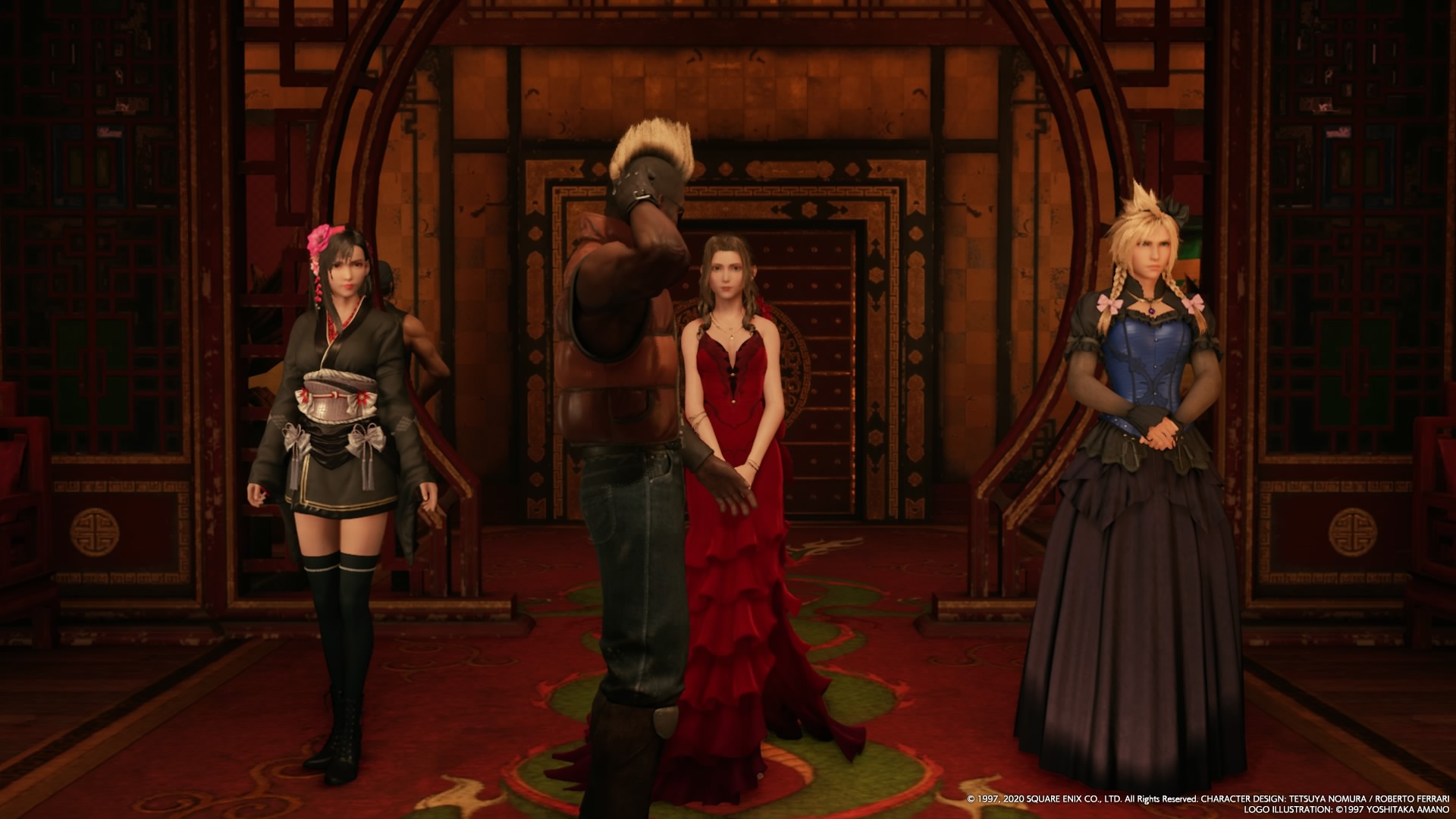 aerith final fantasy dress