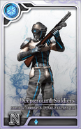 A Rank N Deepground Soldiers card in Final Fantasy Artniks.