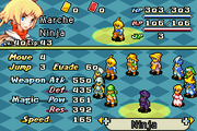 FFTA Job Menu