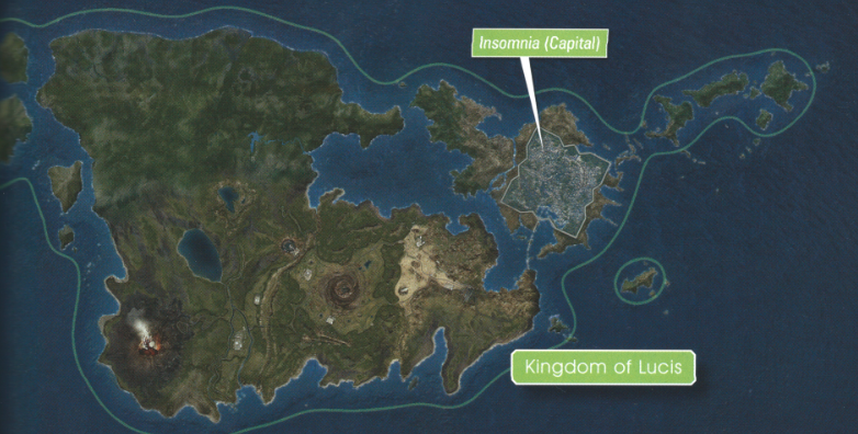 Final Fantasy Xv World Map Lucis | Final Fantasy Wiki | Fandom