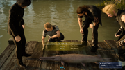 Catching Pink Jade Gar in FFXV