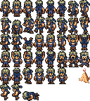 Battle sprites (SNES/PSX/GBA).