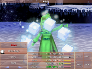 Rosa casting White Magic in Final Fantasy IV: The After Year (iOS/Android).