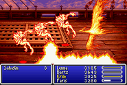 Flames of Rebirth from FFV Advance