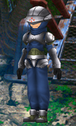 An avatar dressed as a G-Soldier.