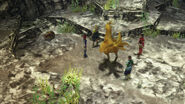 Chocobo Knights in Djose in Final Fantasy X.