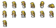 Set of Aria's sprites.