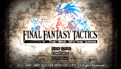 Final Fantasy Tactics: The War of the Lions - Wikipedia