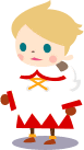 A male White Mage in Final Fantasy Airborne Brigade.