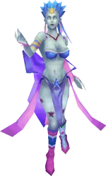 Shiva in Final Fantasy III (PSP).