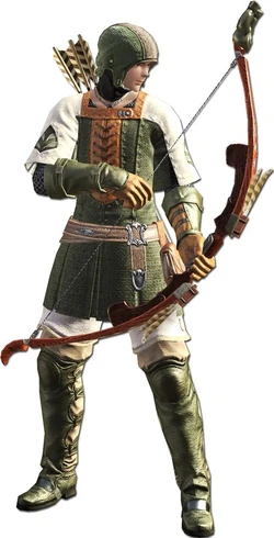 Archer render for the original Final Fantasy XIV.