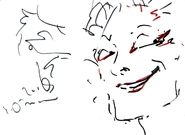 Набросок Ёситаки Амано.