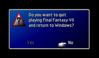 FFVII Quit