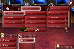 FFVI Android Equip In-Battle Menu