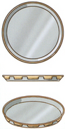 Concept artwork of the a waitress's tray from Final Fantasy IX.