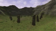 The Stone Circle at La Theine Plateau.
