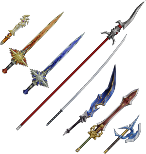 Dissidia 012 Gilgamesh Weapons