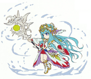 Roselia's sprite concept artwork.