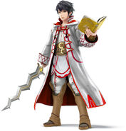 Robin's White Mage alternate outfit from Super Smash Bros.