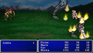 Fear cast on the party in Final Fantasy II (PSP).