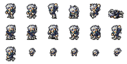 Set of Alphinaud's sprites.