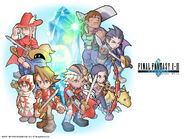 Casts of the original Final Fantasy and Final Fantasy II.