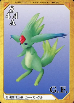 Final Fantasy VIII Bandai Carddass Masters Triple Triad - Front 089