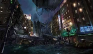Upper Sector 8 collapsed expressway artwork for Final Fantasy VII Remake.png (443 KB) Concept art by collapsed expressway for Final Fantasy VII Remake.
